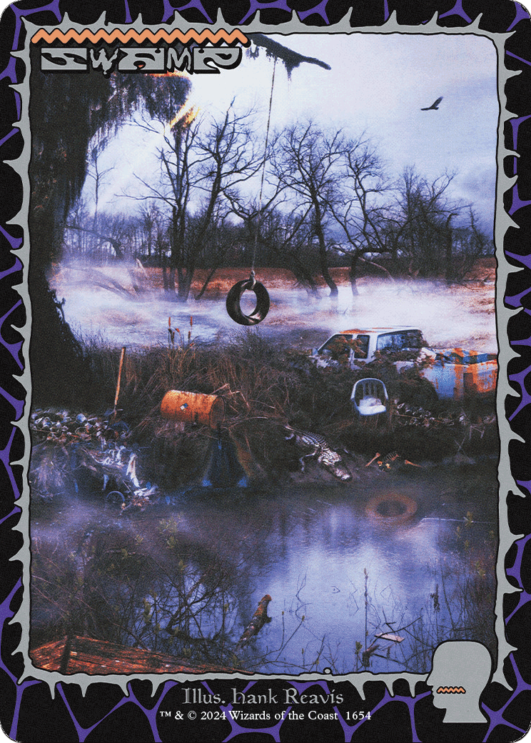 Image of Swamp (SLD-1654) - Secret Lair Drop Foil