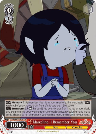 Image of Marceline: I Remember You (AT/WX02-043S SR) [Adventure Time]