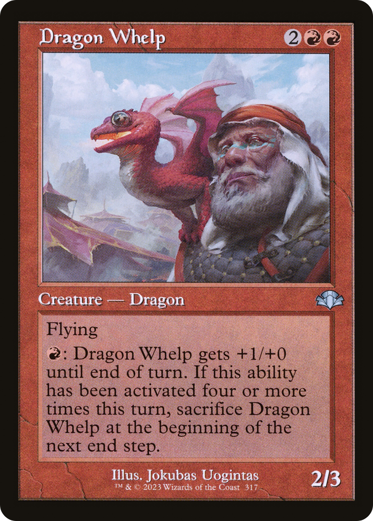 Image of Dragon Whelp (Retro) [Dominaria Remastered]