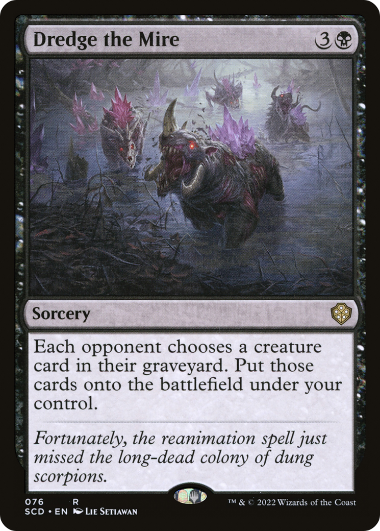Image of Dredge the Mire [Starter Commander Decks]