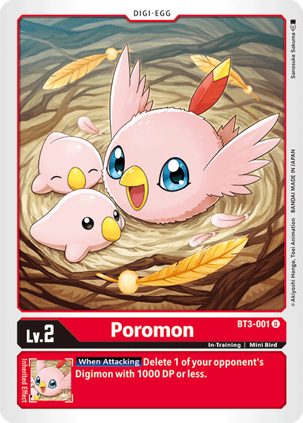 Image of Poromon [BT3-001] [Release Special Booster Ver.1.5]