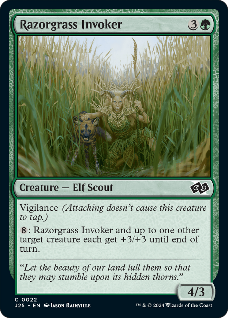 Image of Razorgrass Invoker [Foundations Jumpstart]