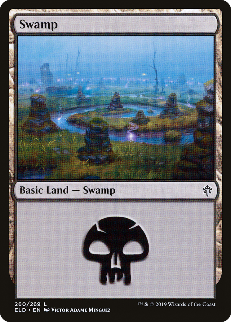 Image of Swamp (260) [Throne of Eldraine]