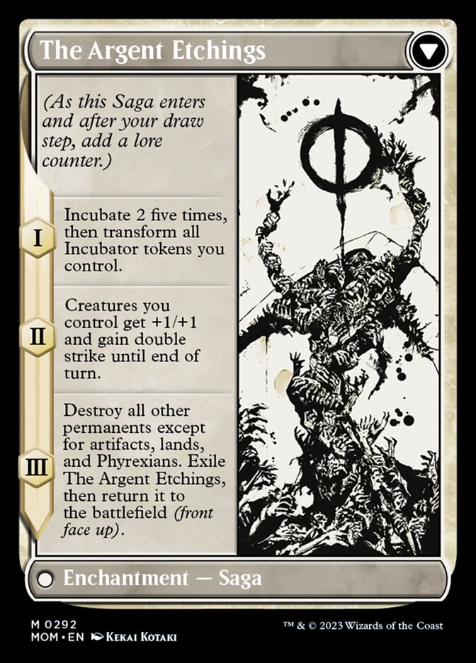 Image of Elesh Norn // The Argent Etchings (Showcase Planar Booster Fun) [March of the Machine]