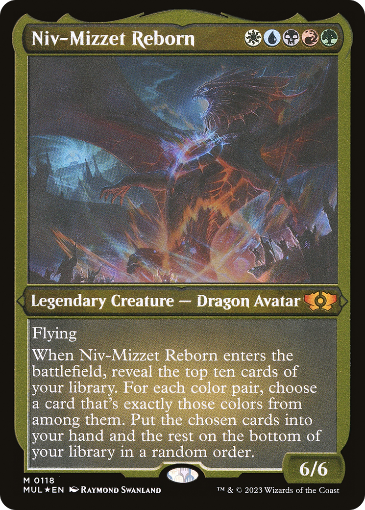 Image of Niv-Mizzet Reborn (Foil Etched) [Multiverse Legends]