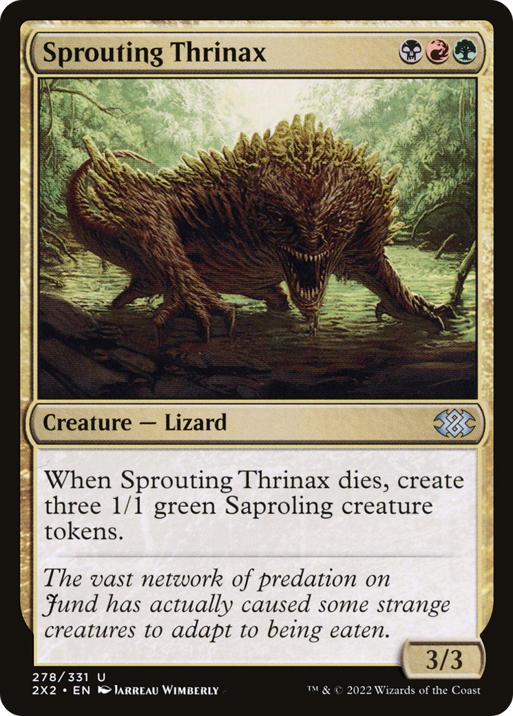 Image of Sprouting Thrinax [Double Masters 2022]