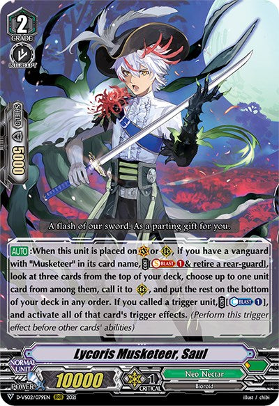 Image of Lycoris Musketeer, Saul (D-VS02/079EN) [V Clan Collection Vol.2]