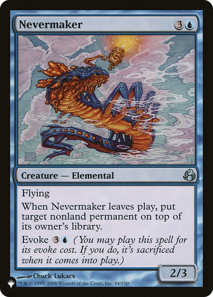 Image of Nevermaker [The List]