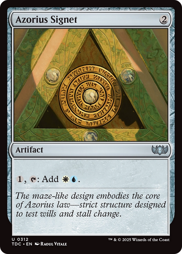 Image of Azorius Signet [Tarkir: Dragonstorm Commander]