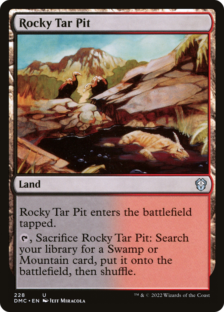 Image of Rocky Tar Pit [Dominaria United Commander]
