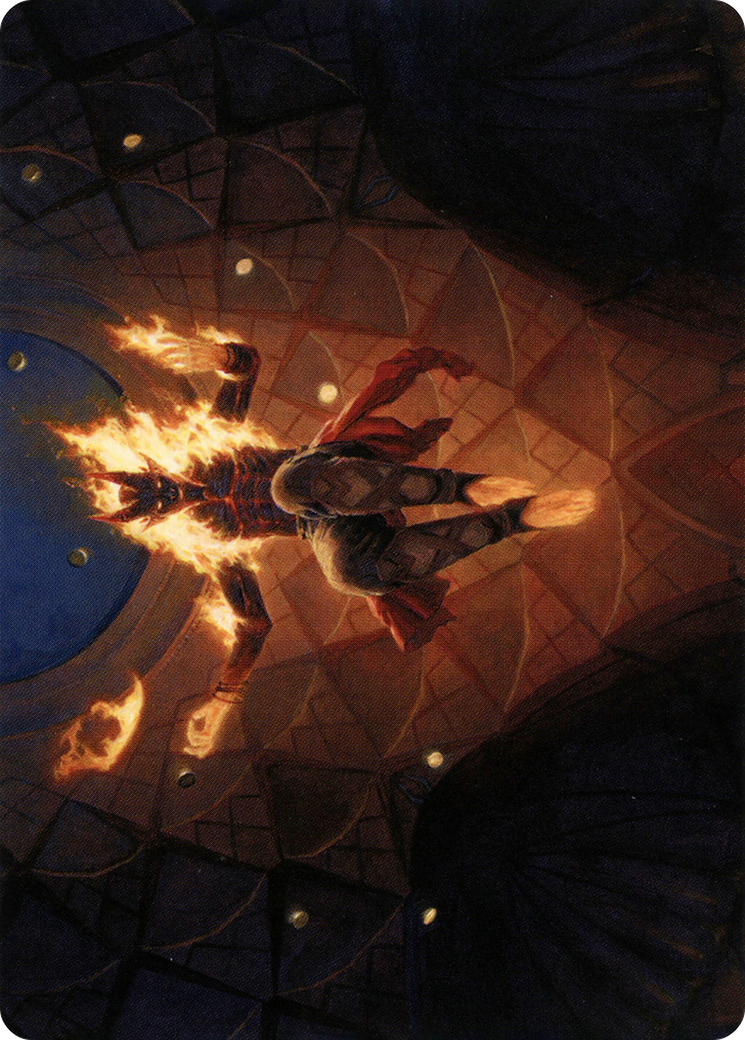 Image of Yusri, Fortune's Flame Art Card [Modern Horizons 2 Art Series]