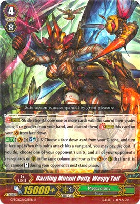 Image of Dazzling Mutant Deity, Waspy Tail (G-TCB02/029EN) [The GENIUS STRATEGY]
