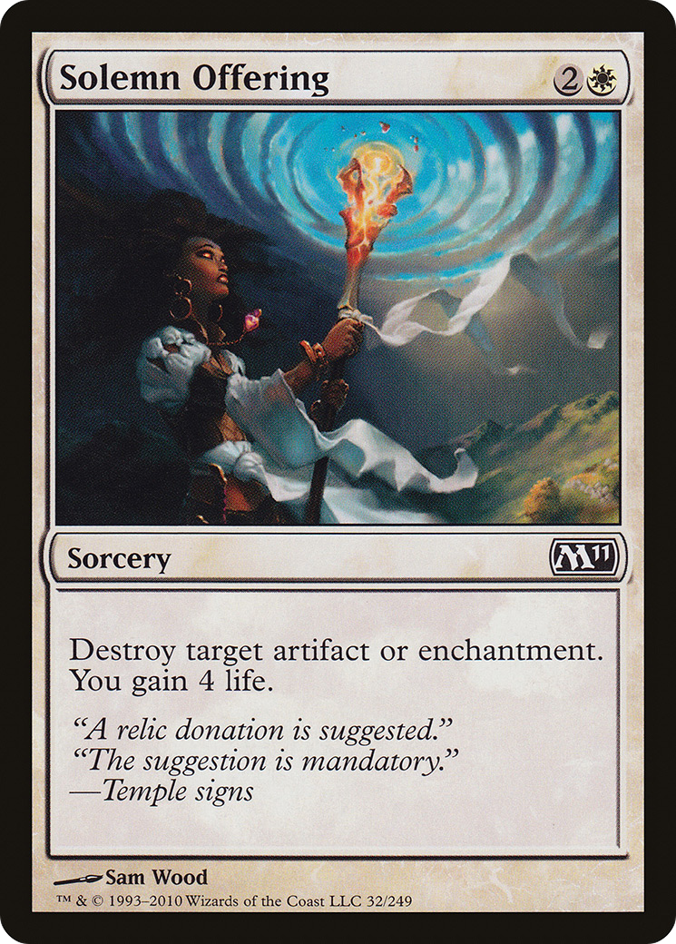 Image of Solemn Offering [Magic 2011]
