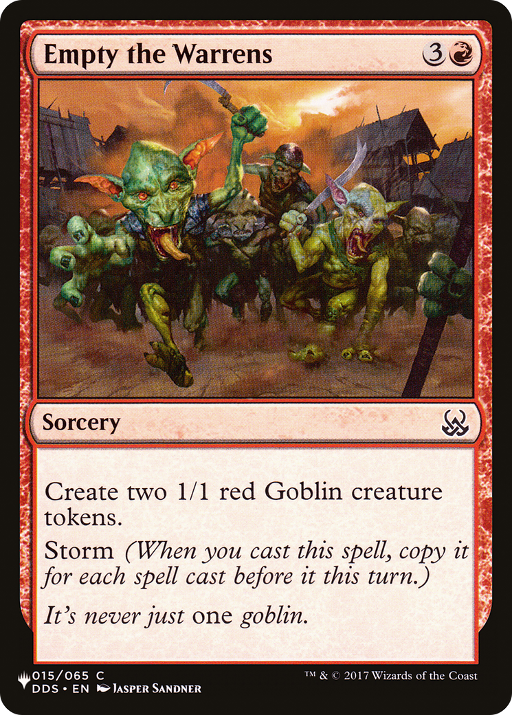 Image of Empty the Warrens [The List]