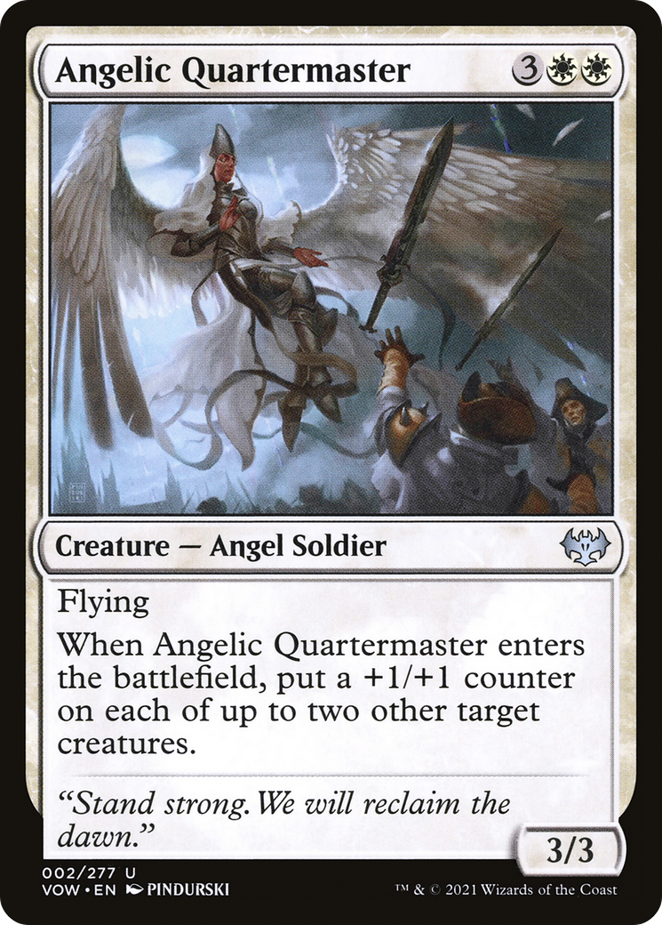 Image of Angelic Quartermaster [Innistrad: Crimson Vow]