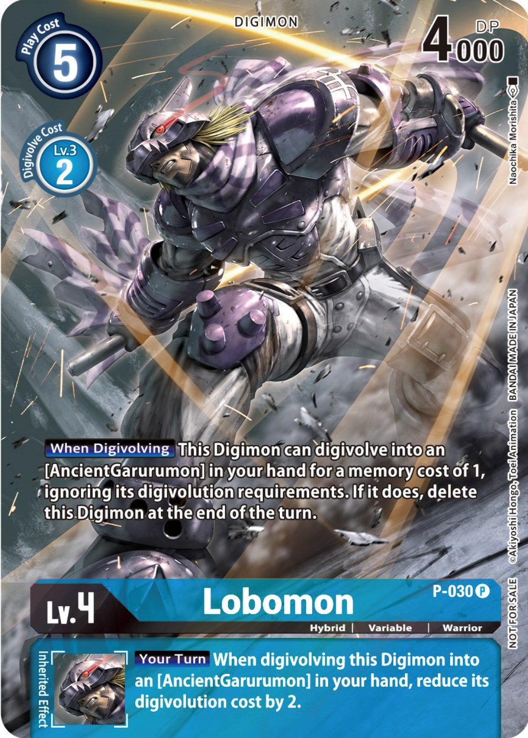 Image of Lobomon [P-030] (2nd Anniversary Frontier Card) [Promotional Cards]