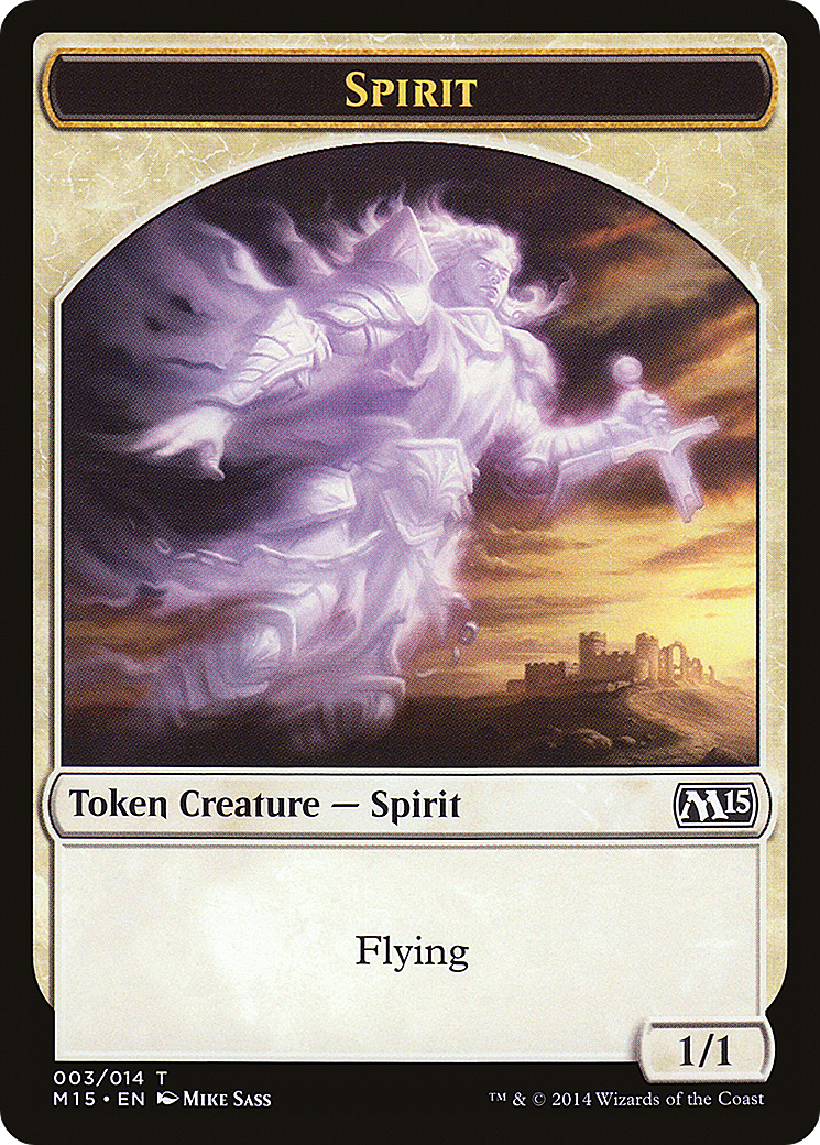 Image of Spirit Token [Magic 2015 Tokens]
