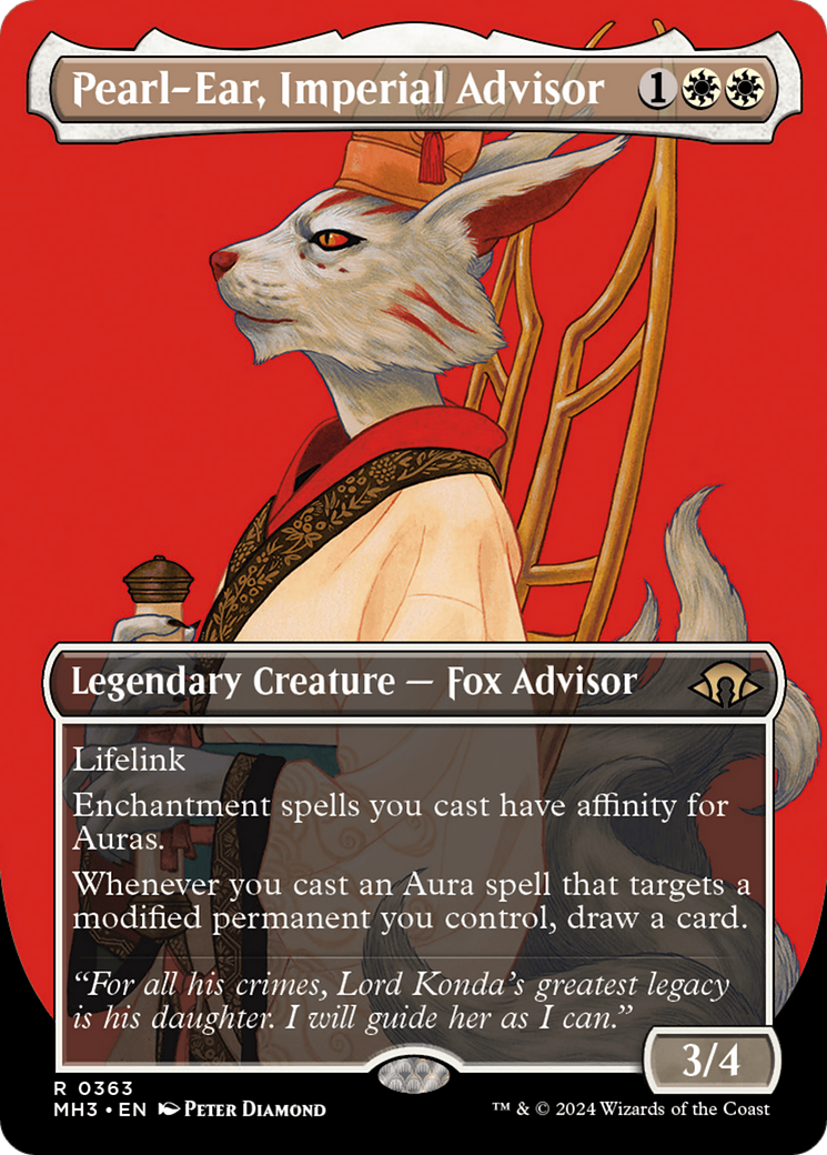Image of Pearl-Ear, Imperial Advisor (Borderless) [Modern Horizons 3]