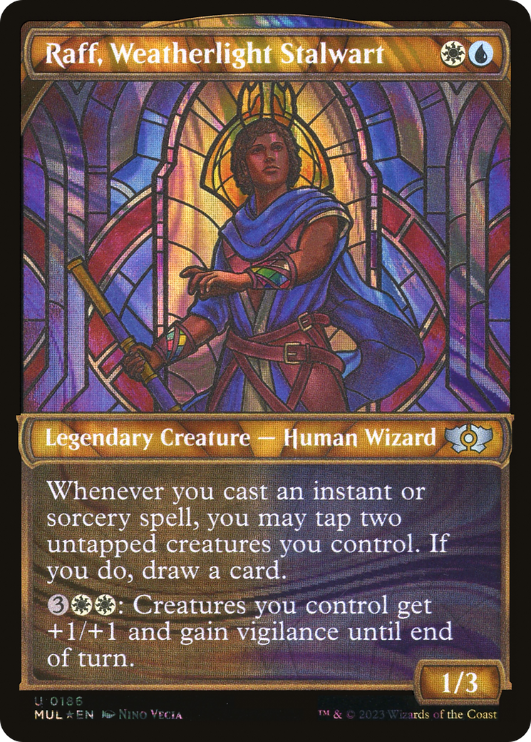 Image of Raff, Weatherlight Stalwart (Halo Foil) [Multiverse Legends]