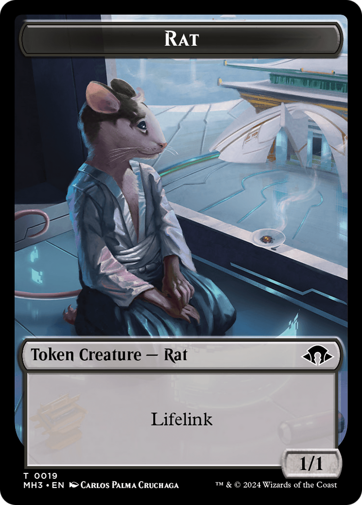Image of Eldrazi Spawn // Rat Double-Sided Token [Modern Horizons 3 Tokens]