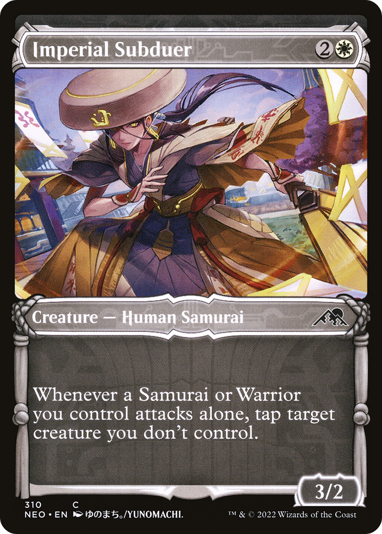 Image of Imperial Subduer (Showcase Samurai) [Kamigawa: Neon Dynasty]