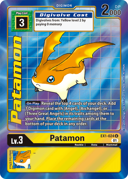 Image of Patamon [EX1-024] (Alternate Art) [Classic Collection]