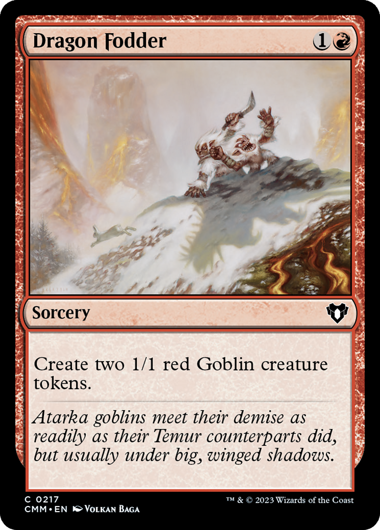 Image of Dragon Fodder [Commander Masters]