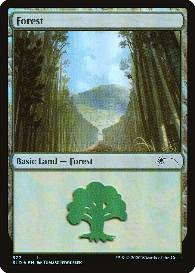 Image of Forest (Walls) (577) [Secret Lair Drop Promos]