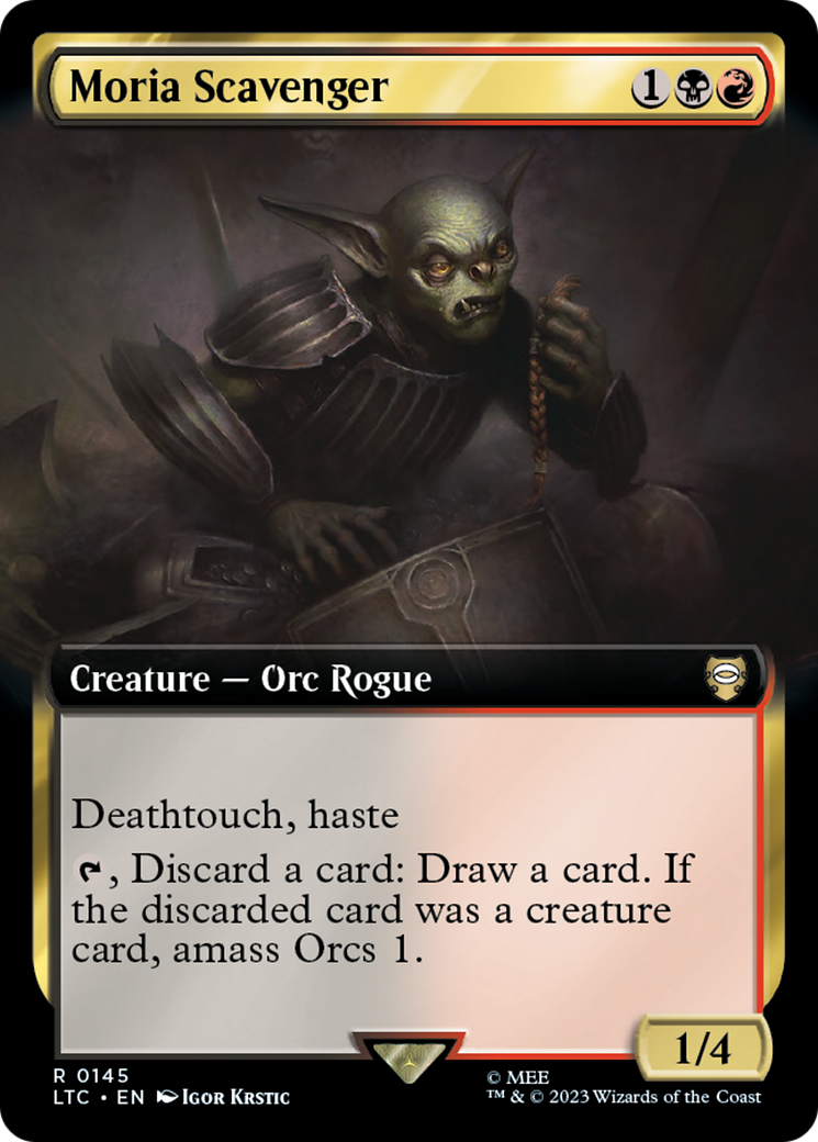 Image of Moria Scavenger (Extended Art) (LTC-145) - Tales of Middle-earth Commander: (Extended Art) Foil