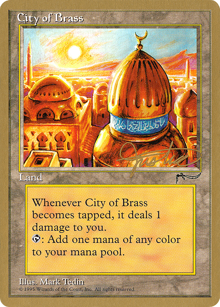 Image of City of Brass (Mark Justice) [Pro Tour Collector Set]