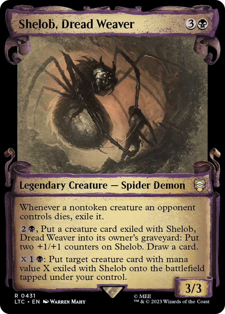 Image of Shelob, Dread Weaver [The Lord of the Rings: Tales of Middle-Earth Commander Showcase Scrolls]