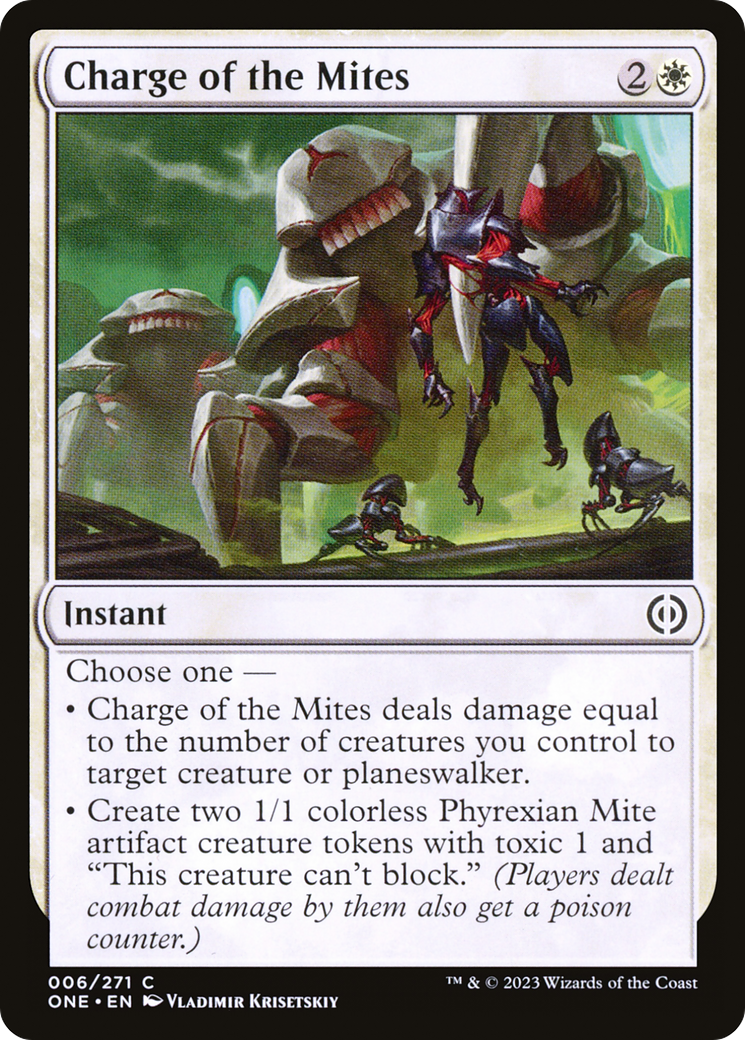 Image of Charge of the Mites [Phyrexia: All Will Be One]