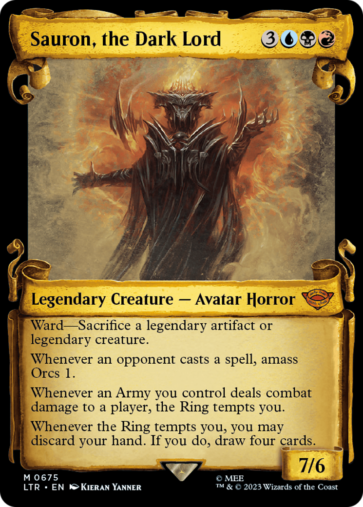 Image of Sauron, the Dark Lord [The Lord of the Rings: Tales of Middle-Earth Showcase Scrolls]