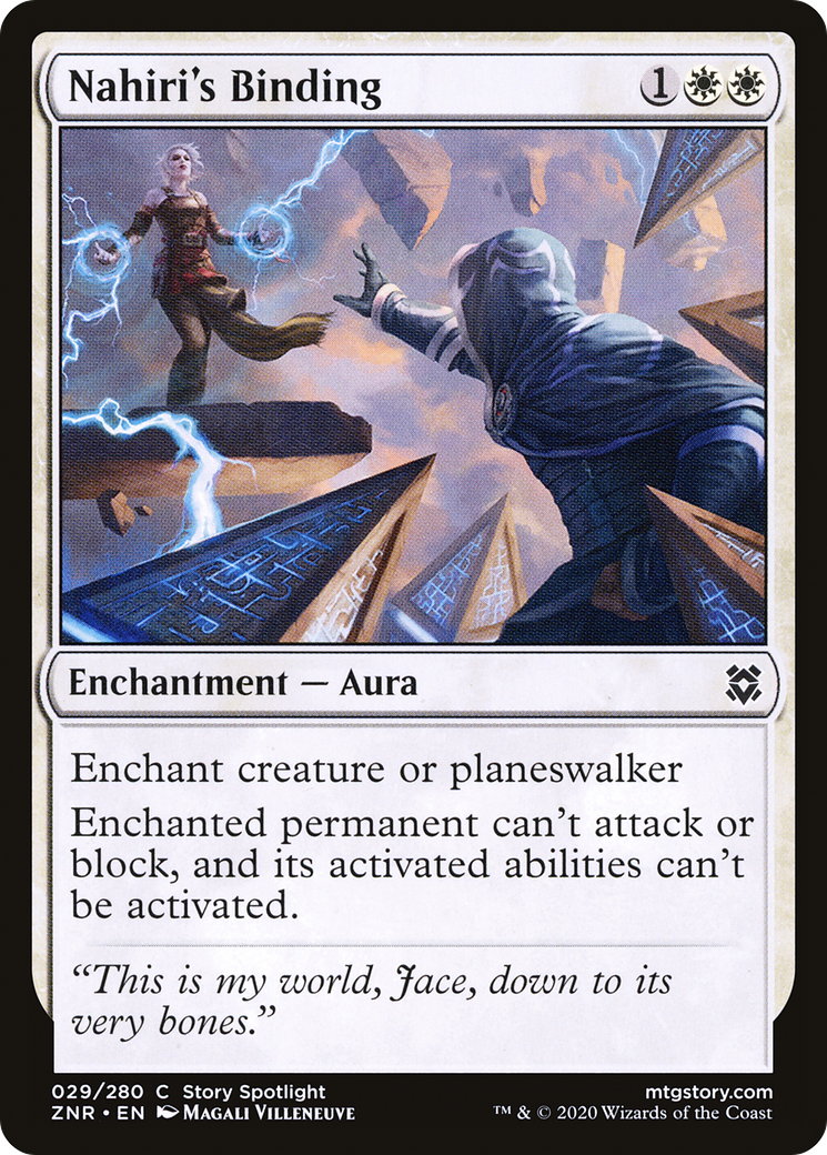 Image of Nahiri's Binding [Zendikar Rising]