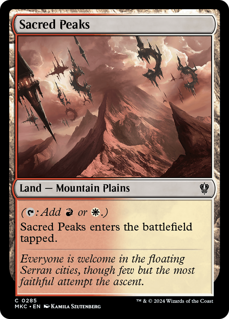Image of Sacred Peaks [Murders at Karlov Manor Commander]