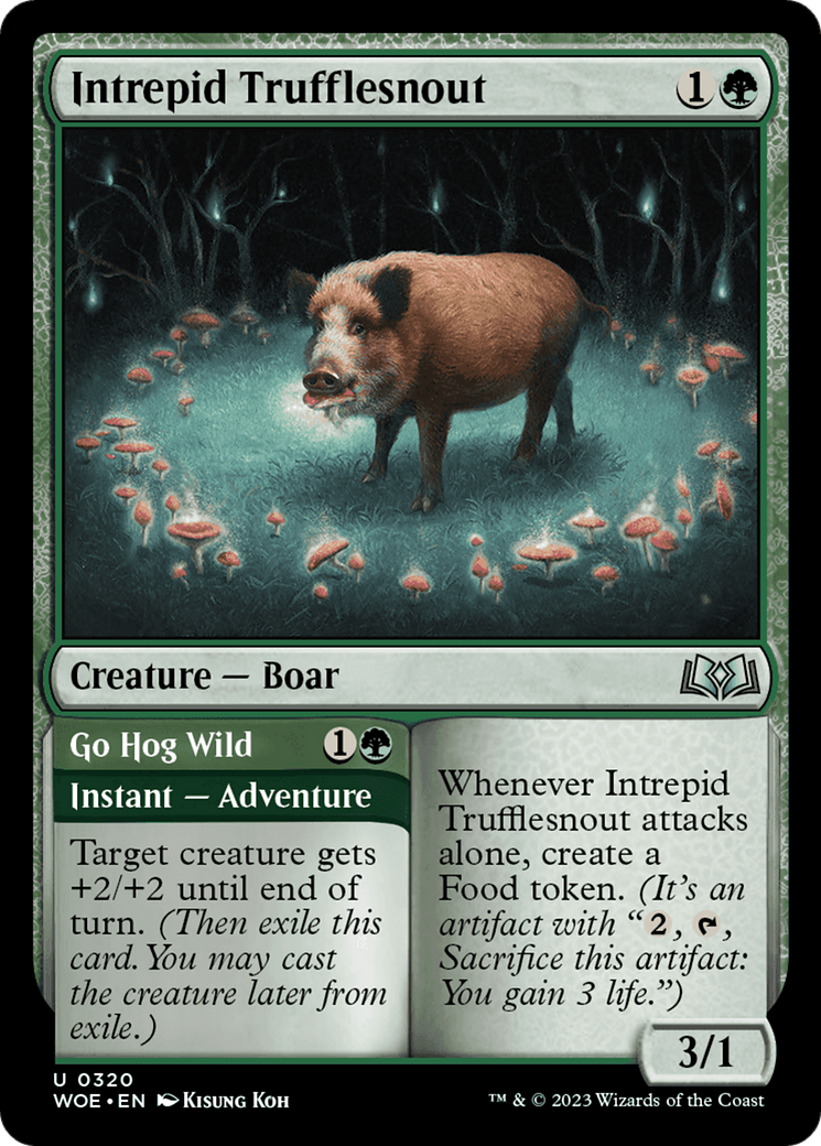 Image of Intrepid Trufflesnout // Go Hog Wild [Wilds of Eldraine]
