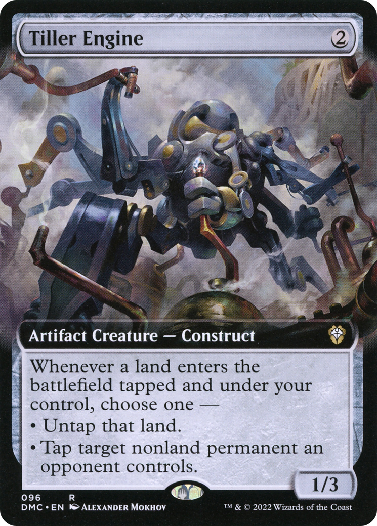 Image of Tiller Engine (Extended Art) [Dominaria United Commander]