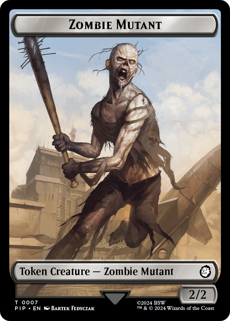 Image of Junk // Zombie Mutant Double-Sided Token [Fallout Tokens]