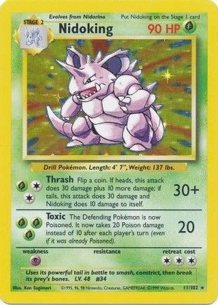 Image of Nidoking (11/102) [Base Set Unlimited]