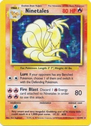 Image of Ninetales (12/102) [Base Set Unlimited]