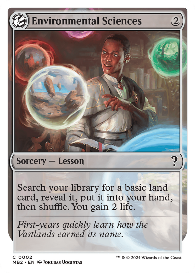 Image of Environmental Sciences (White Border) [Mystery Booster 2]