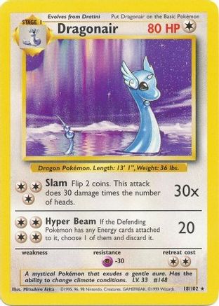 Image of Dragonair (18/102) [Base Set Unlimited]