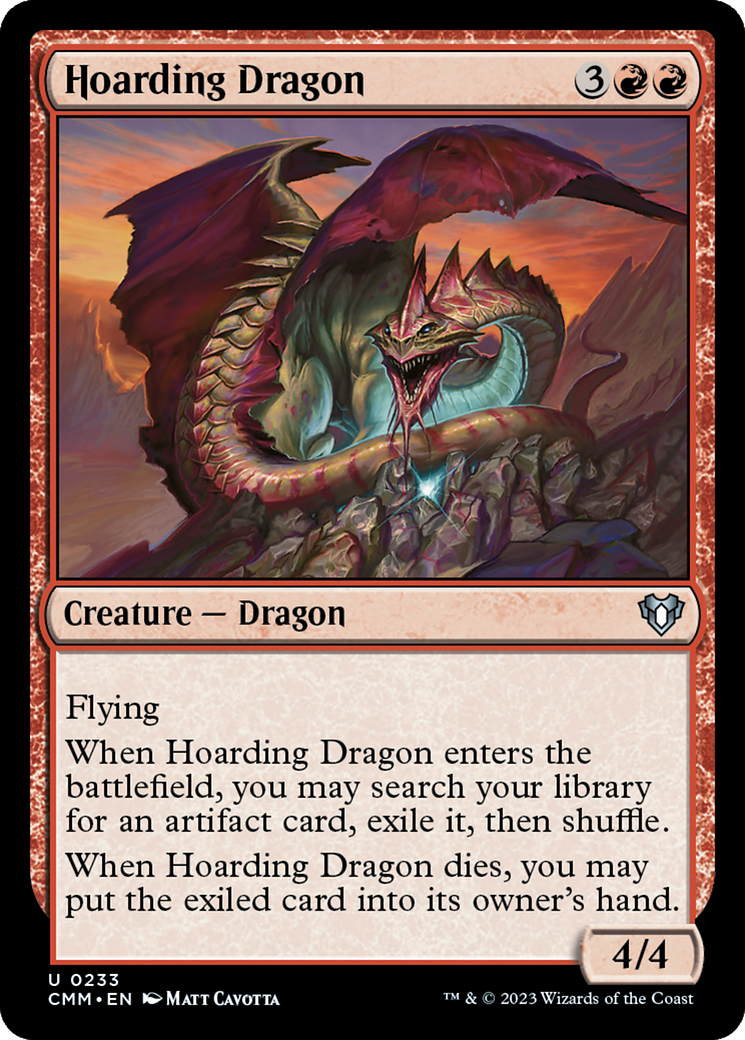 Image of Hoarding Dragon [Commander Masters]