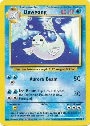 Image of Dewgong (25/102) [Base Set Unlimited]