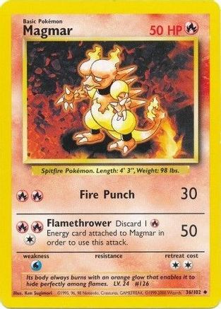 Image of Magmar (36/102) [Base Set Unlimited]