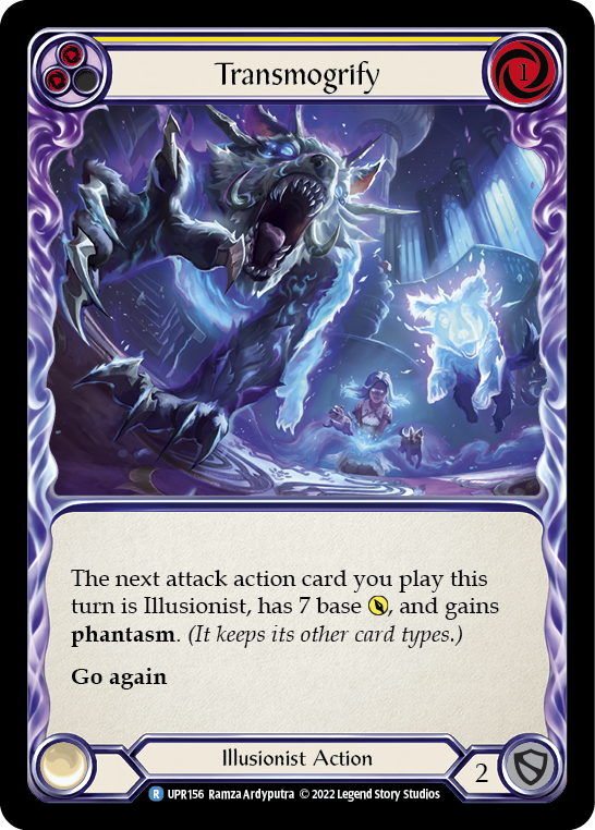 Image of Transmogrify (Yellow) [UPR156] (Uprising)  Rainbow Foil