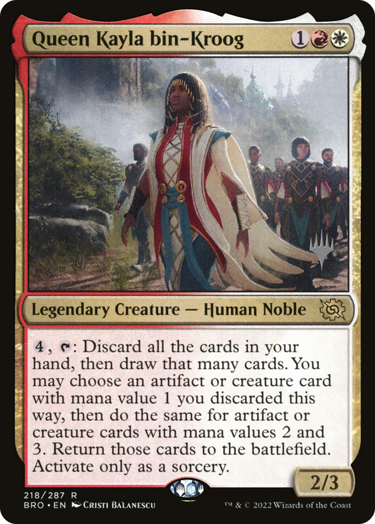 Image of Queen Kayla bin-Kroog (Promo Pack) [The Brothers' War Promos]