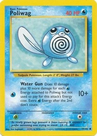 Image of Poliwag (59/102) [Base Set Unlimited]
