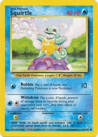 Image of Squirtle (63/102) [Base Set Unlimited]