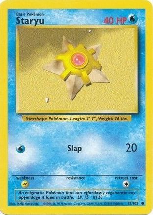 Image of Staryu (65/102) [Base Set Unlimited]